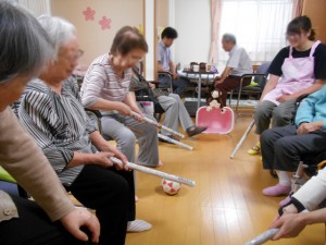 2019.7　熱気あふれる、棒サッカー